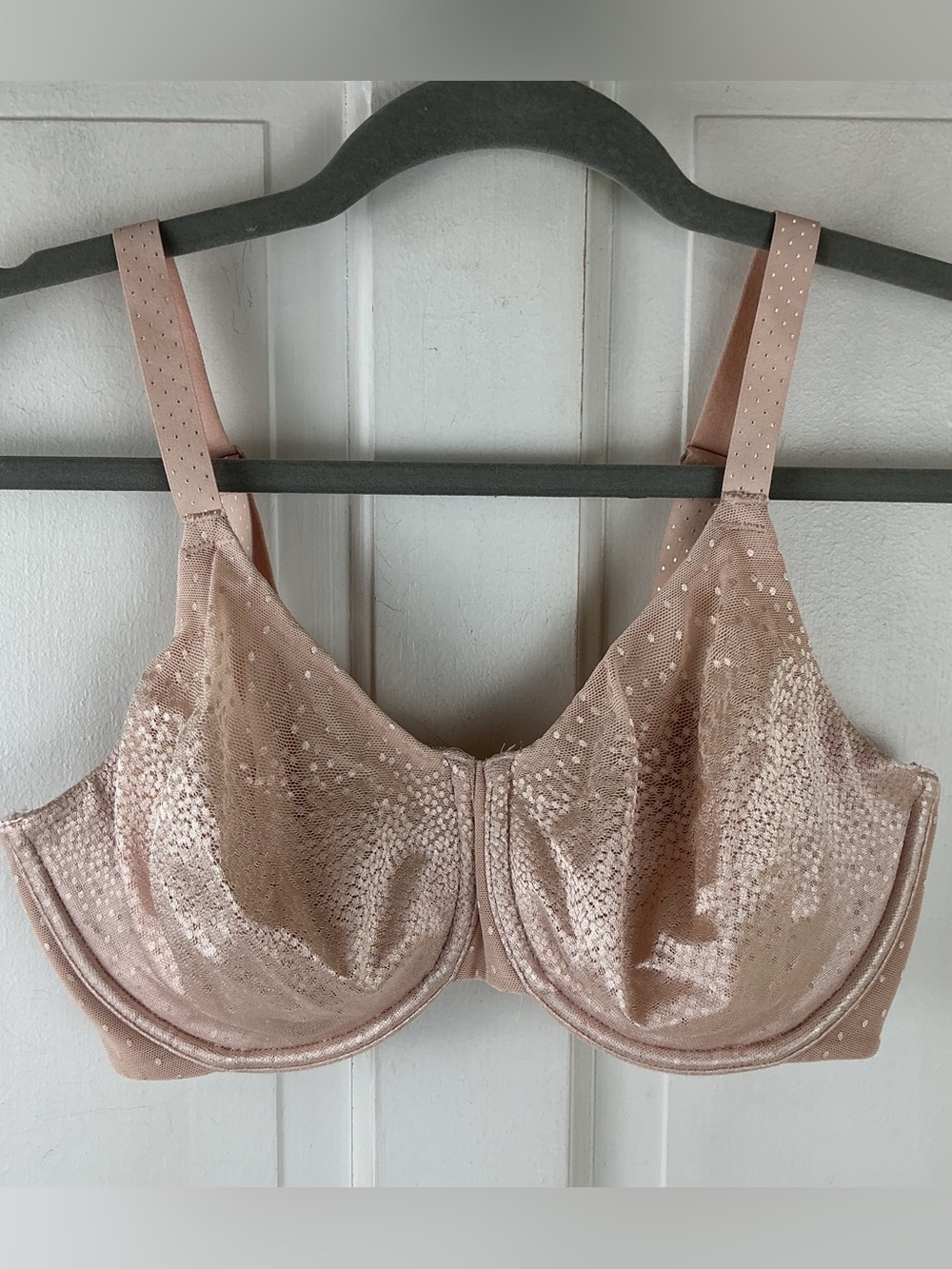Wacoal Blush Pink Sequin Underwire Bra